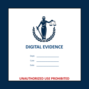 Bundle - 25 Digital Evidence Flash Drives w/Holders - 32GB
