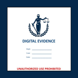 Bundle - 25 Digital Evidence Flash Drives w/Holders - 16GB